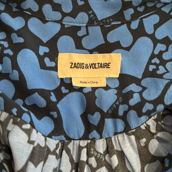 Zadig & Voltaire Reveal Print Coeur Mini Dress - Picture 5 of 5
